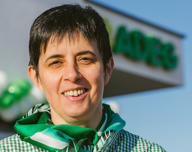 ADEG Kauffrau Silvia Hauser betreibt ihren lokalen Nahversorger bereits seit sieben Jahren.