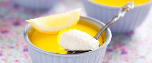 Zitrusfrüche Gelee mit Joghurt & Pistazien
