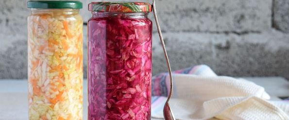 Paprika Sauerkraut im Glas