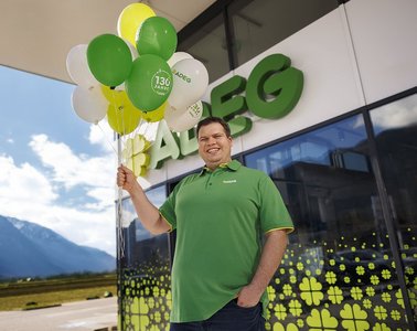 Bild 01: Alexander Maier, ADEG Kaufmann aus Ebenthal in Kärnten. Credit: ©REWE Großhandel GmbH/WNSP_Konstantin Reyer