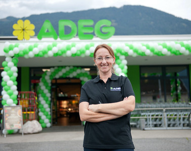 ADEG Kauffrau Tanja Fuchs eröffnete am 08. September feierlich ihren ersten ADEG Markt.