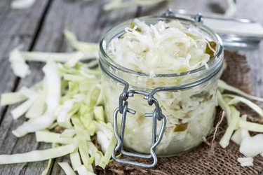 Selbstgemachtes Sauerkraut