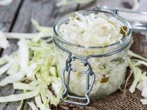 Selbstgemachtes Sauerkraut