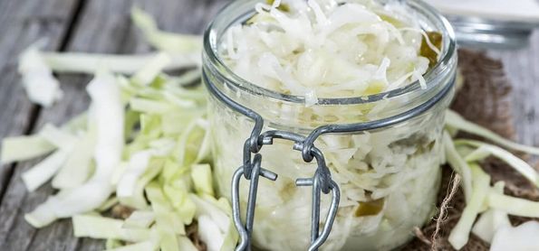 Selbstgemachtes Sauerkraut