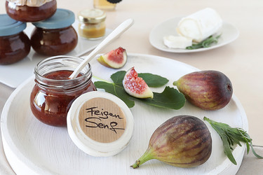 Feigensenf mit Sherry und frischem Estragon