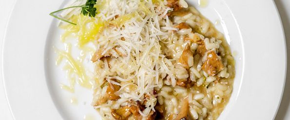 Eierschwammerl-Risotto