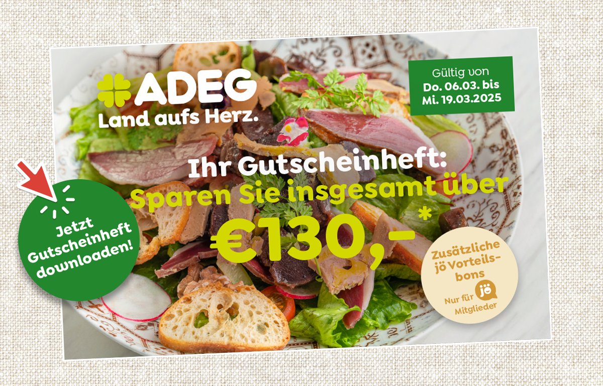 ADEG Gutscheinheft